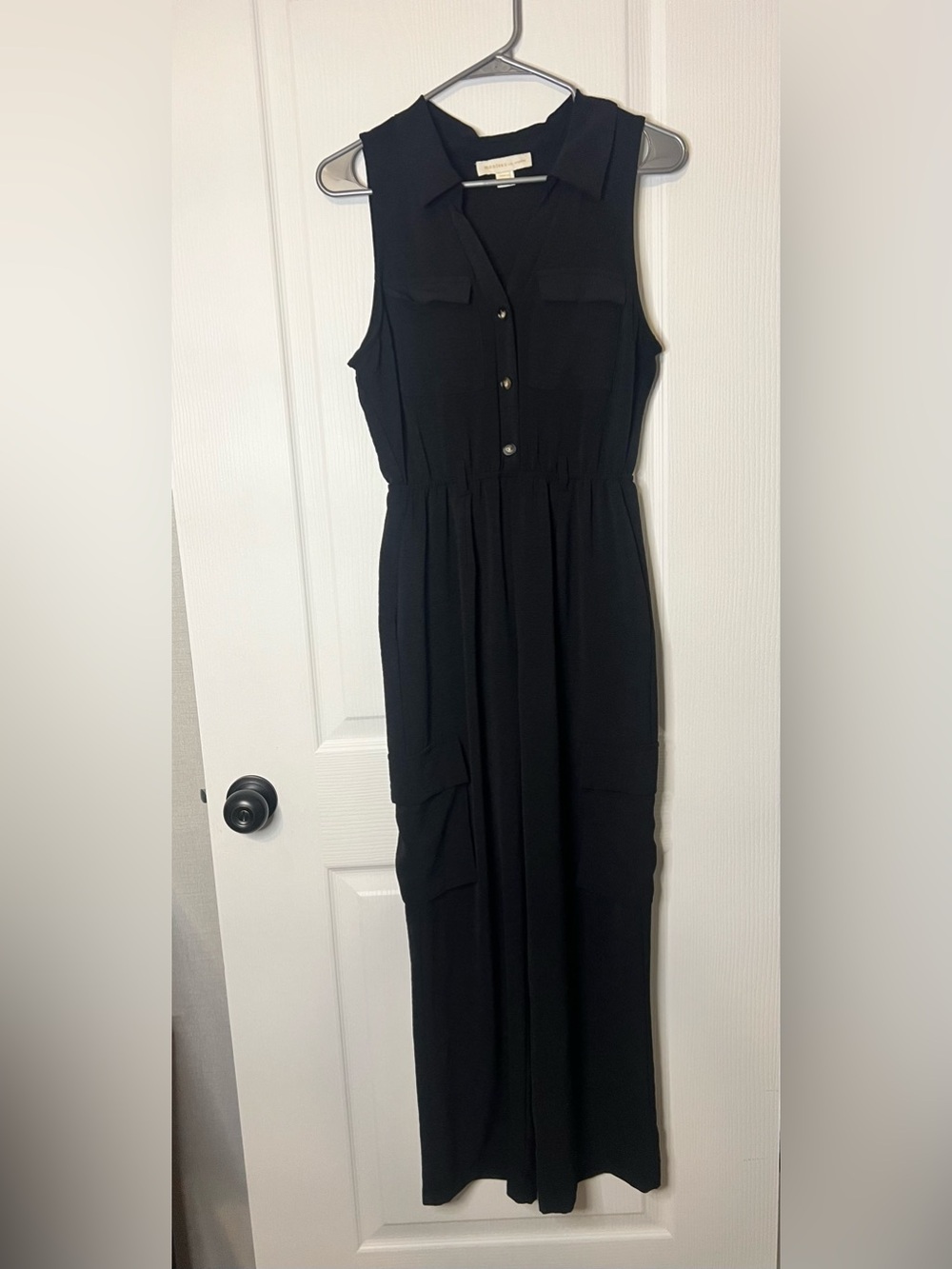 Sleeveless Black Monteau Los Angeles jumpsuit